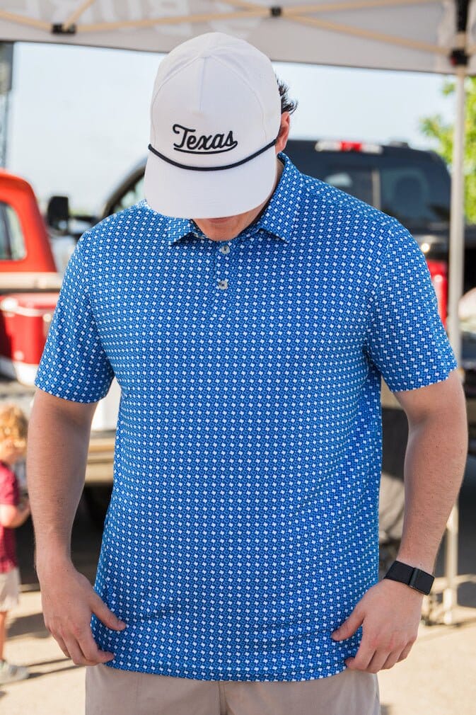 Burlebo Performance Polo - Texas Royal Blue {Restocked}