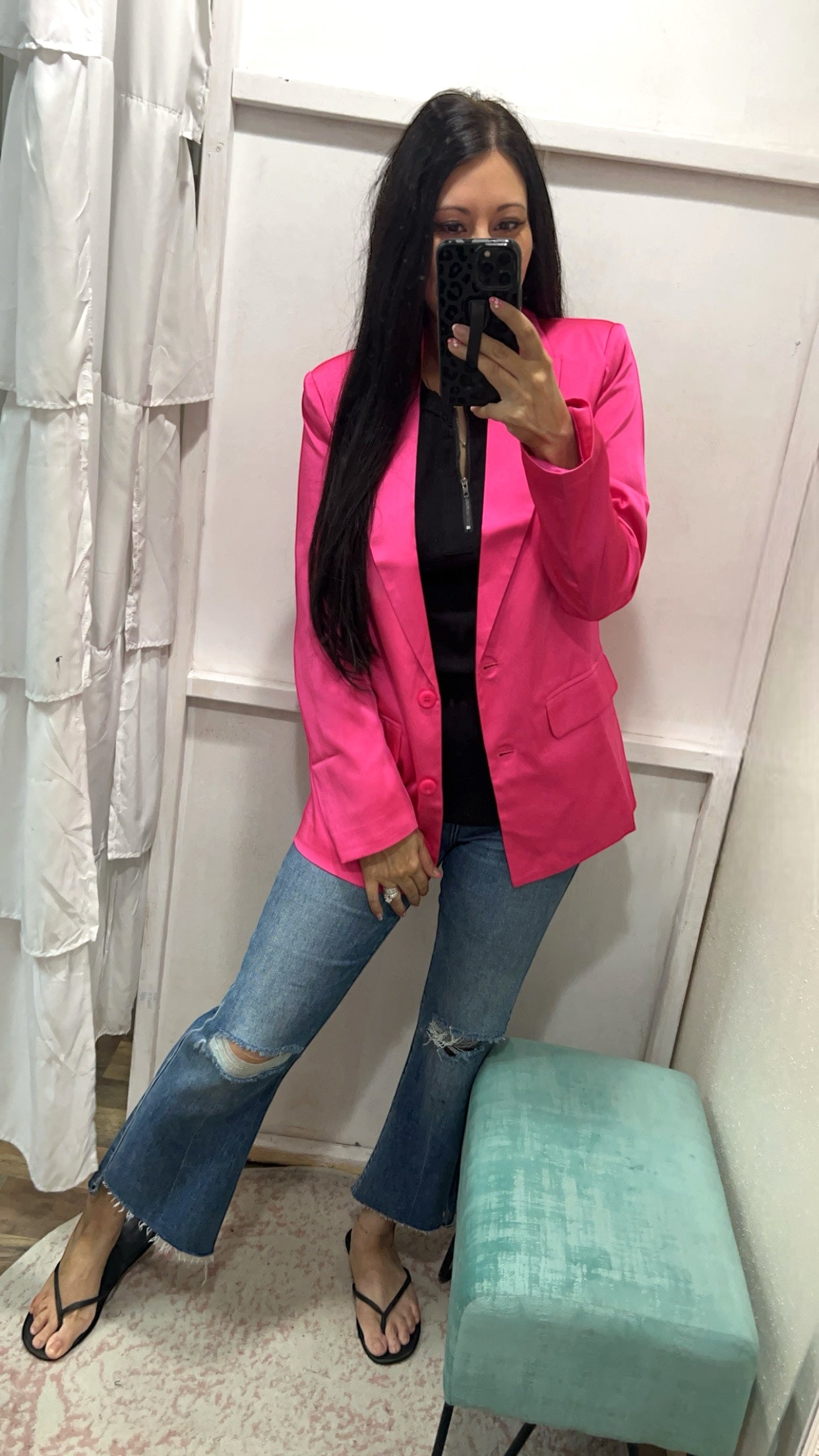 Madeline Blazer - Hot Pink