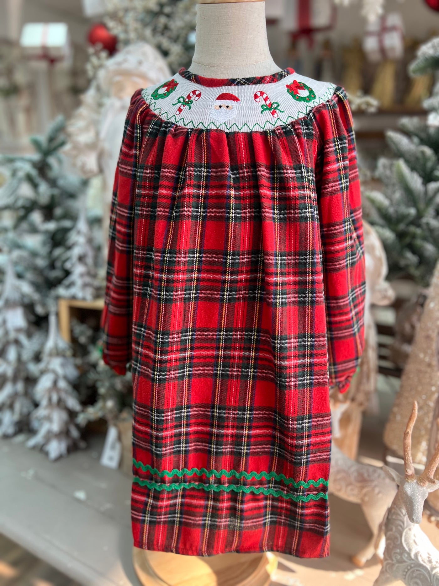 Smocked Christmas Dress