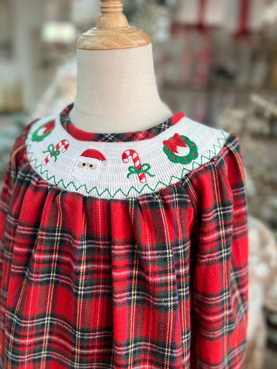 Smocked Christmas Dress