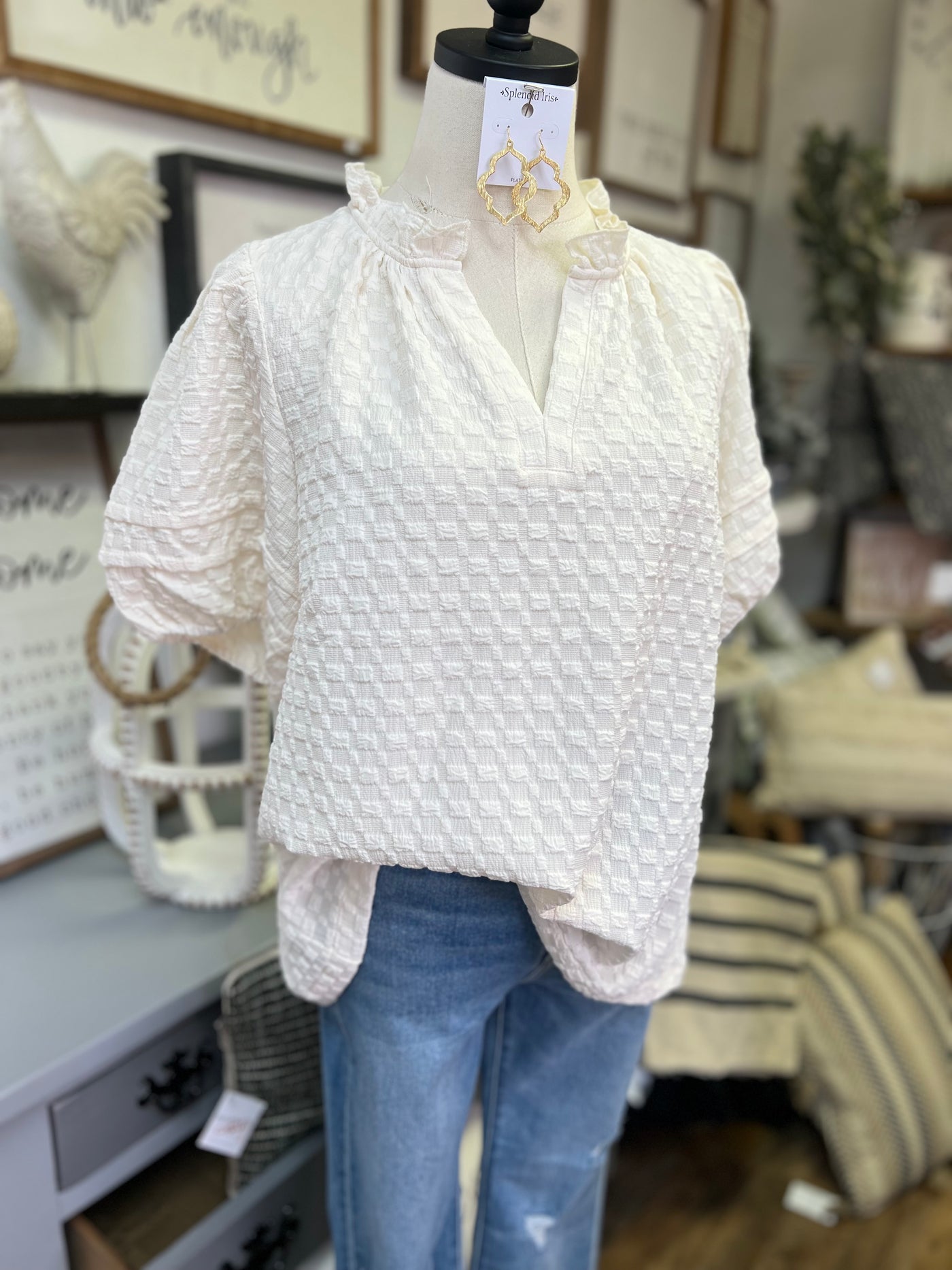 Gianna Top - Cream