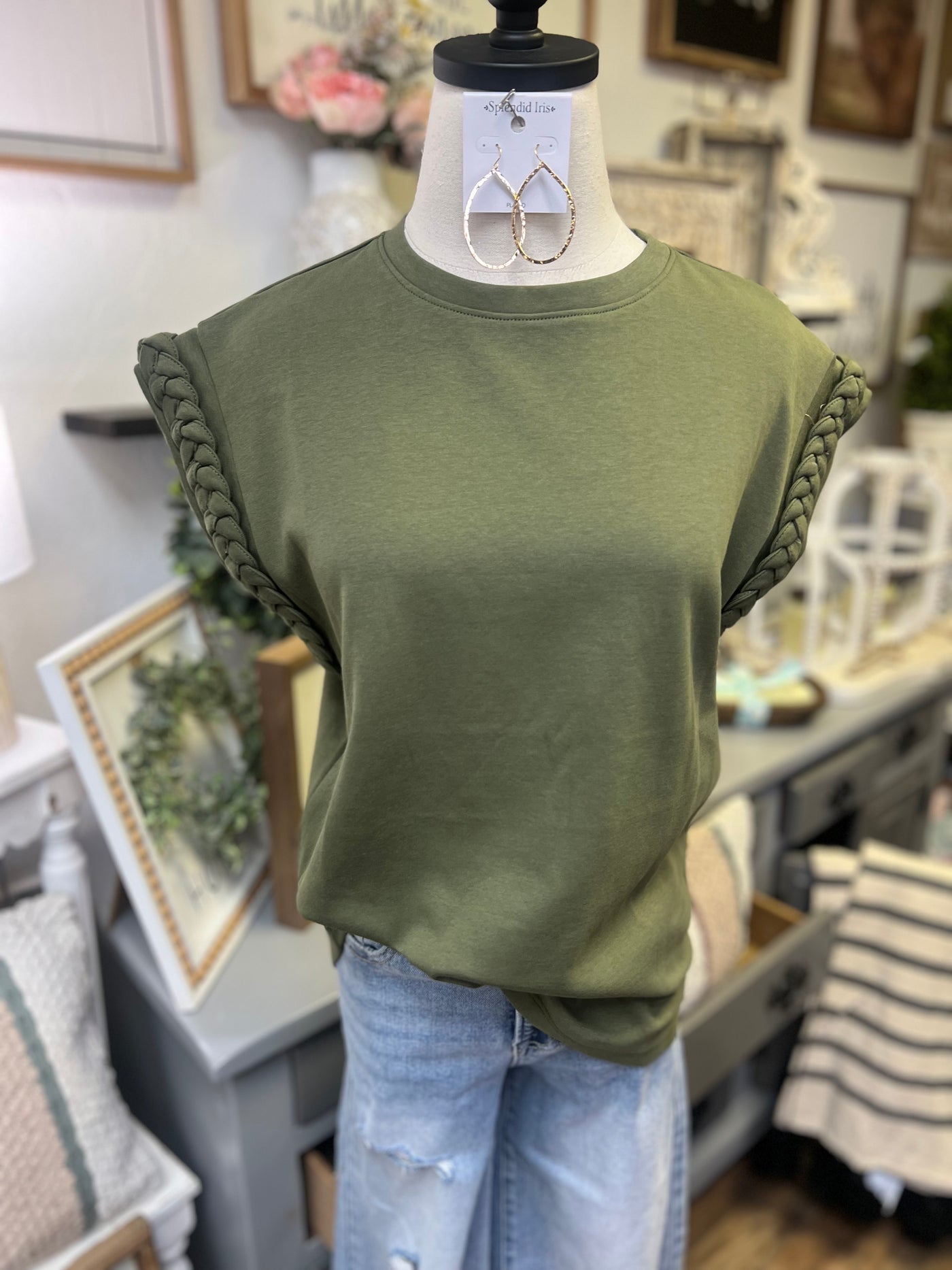 Audrey Top - Olive