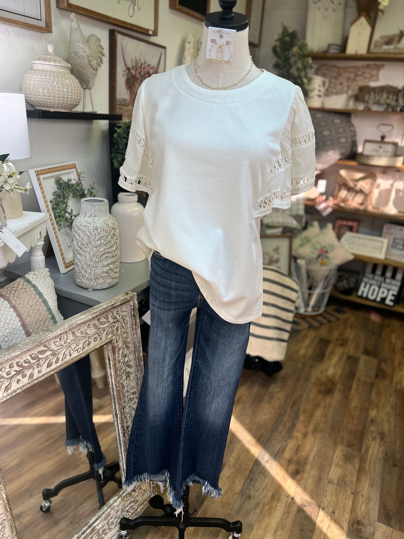 Ellen Top - Cream