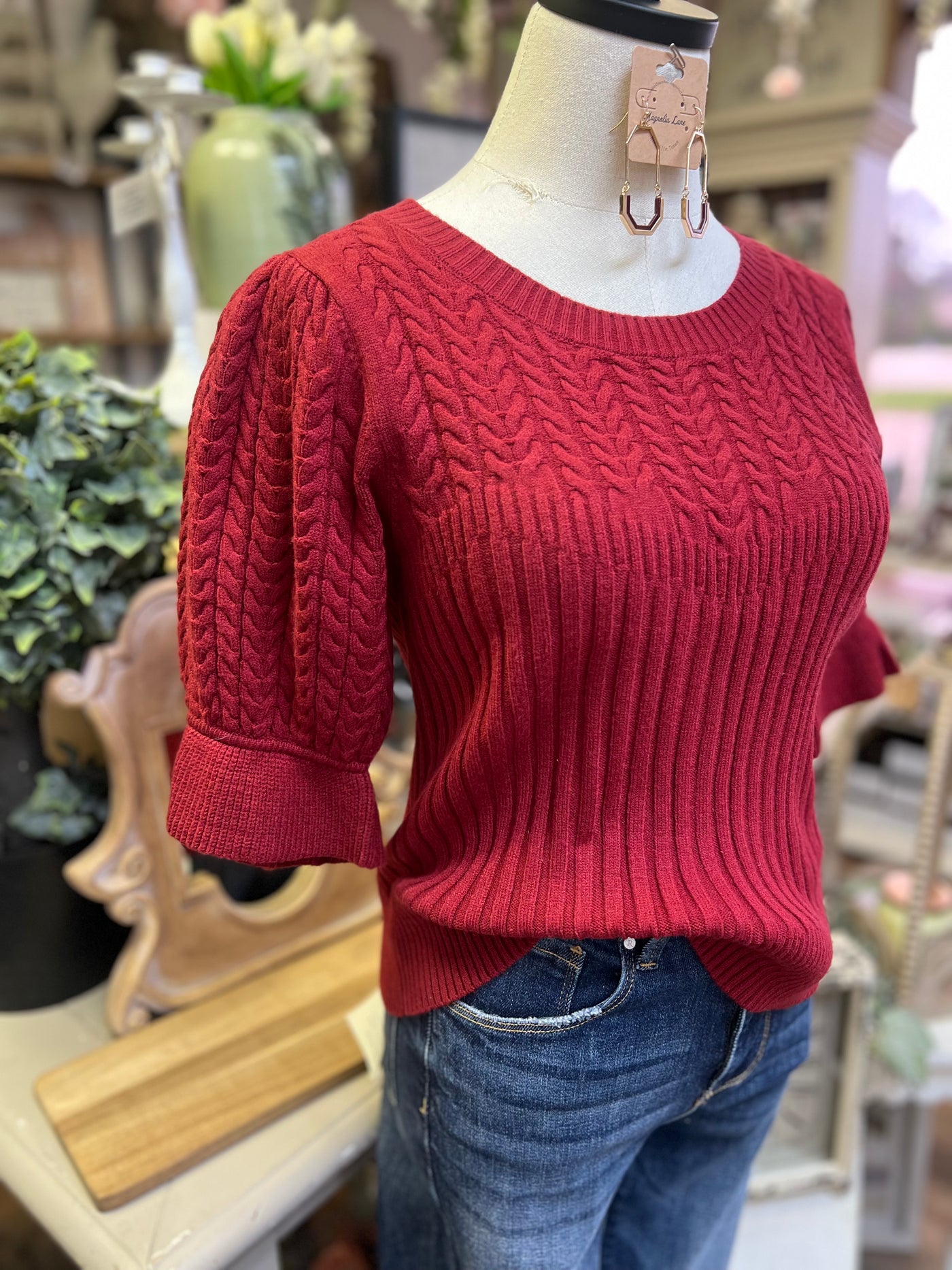 Palmer Sweater - Wine