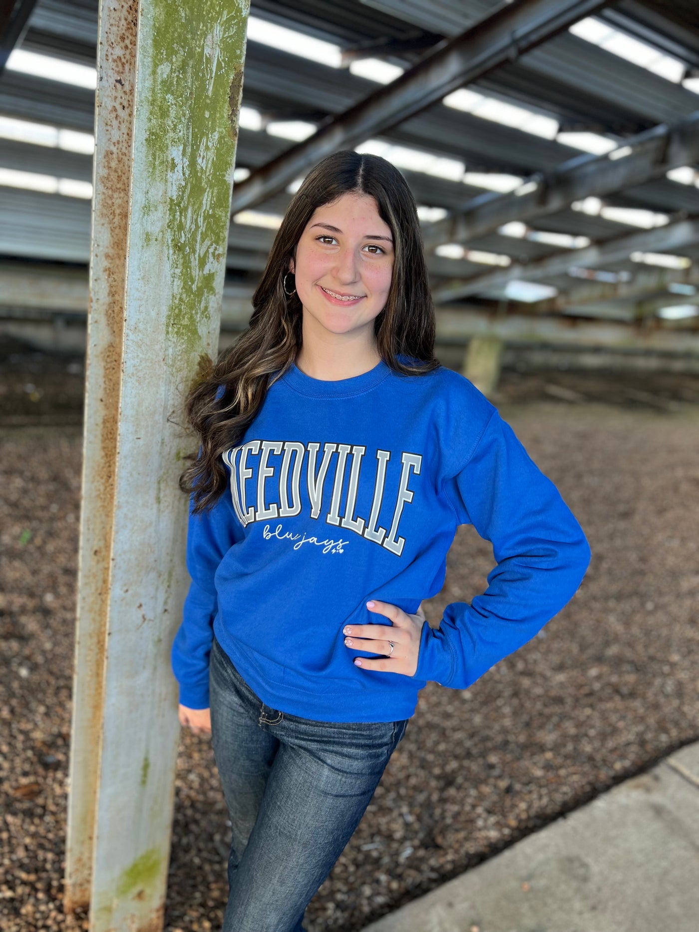 Needville Blue Jay Sweater - Youth