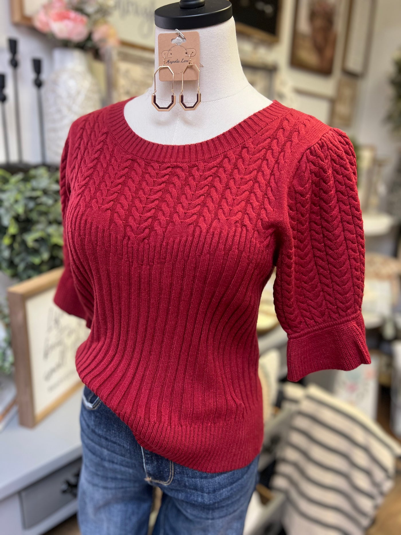 Palmer Sweater - Wine