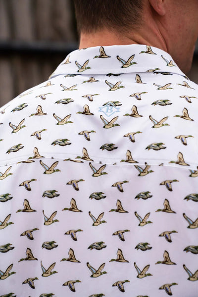 Burlebo Mallard Duck Button Up