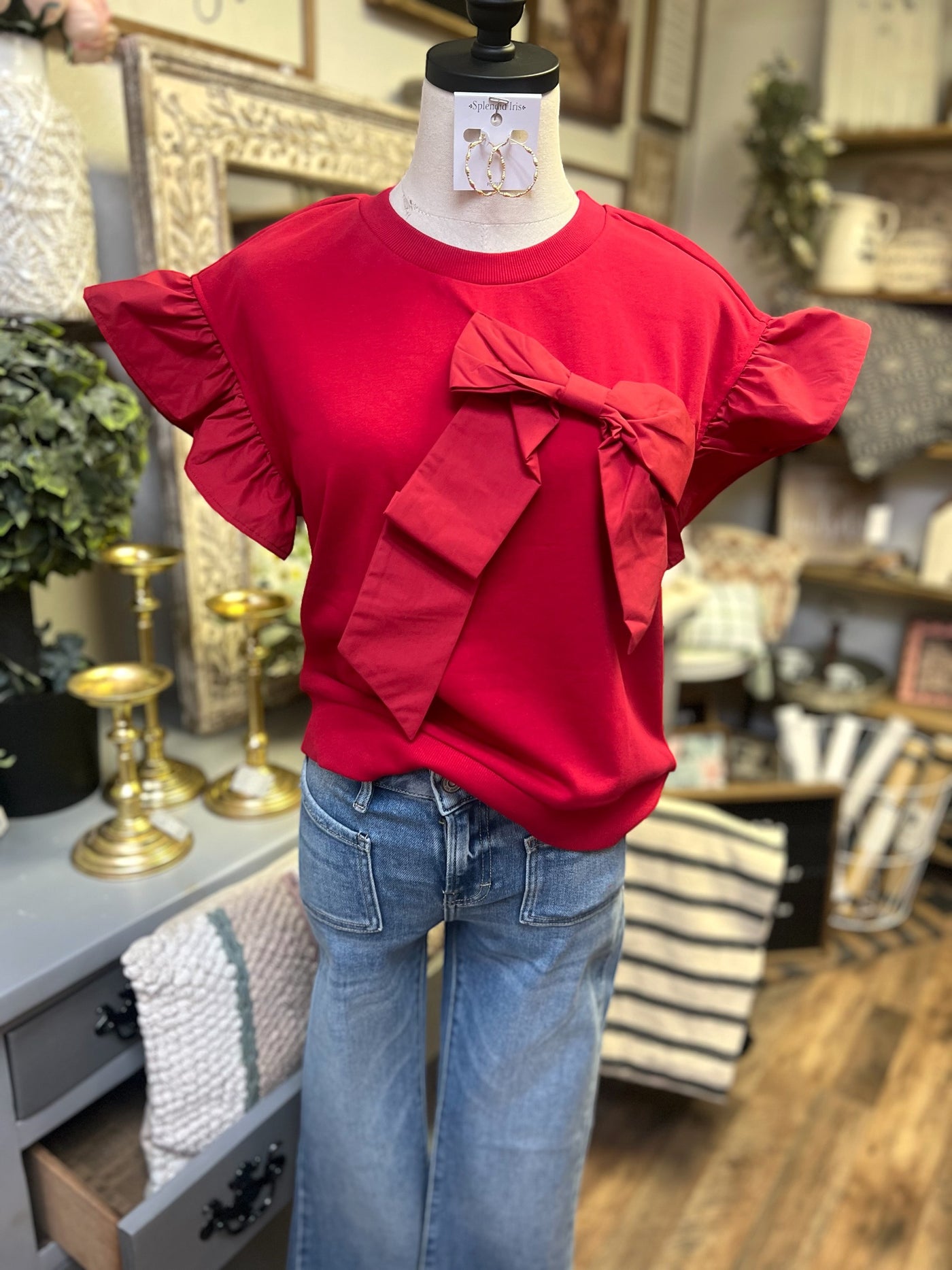 Lizzy Top - Red